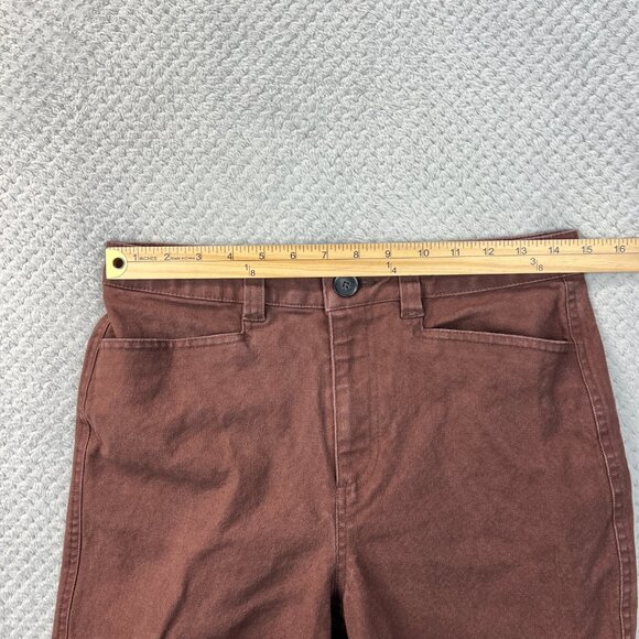 Pendleton Womens High Waist Canvas Crop Pant Duck Cloth Wide Leg Sz 4 - Picture 15 of 15